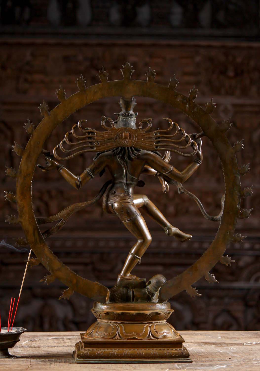 Bronze Shiva as Nataraja Statue 24.5"