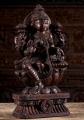 Wooden Abhaya Mudra Lakshmi Statue 24"