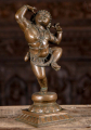 Bronze Krishna Bala Dancing Statue 16"
