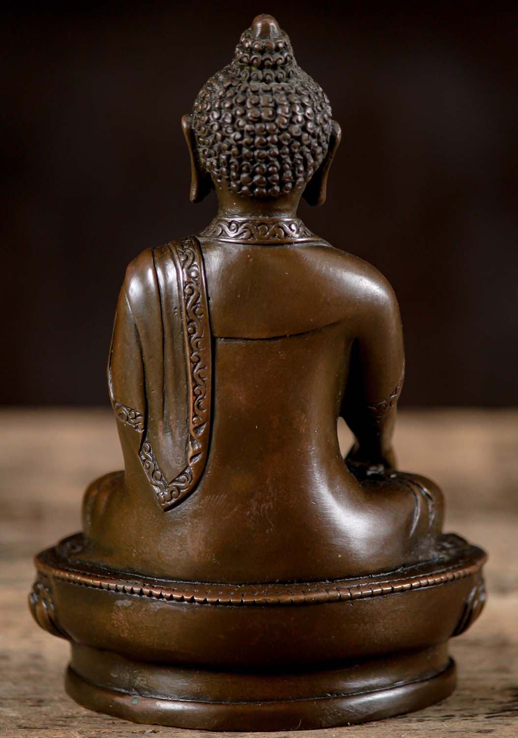 Bronze Shakyamuni Medicine Buddha Statue 5.5"