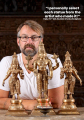 Bronze Vishnu Set with Shreedevi & Bhudevi 17"