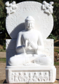 Dharmachakra Mudra Buddha Statue Buddha's 1st Sermon "Sermon in the Deer Park" 49.5"