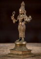 Small South Indian Panchaloha Bronze Statue of Murugan as Brahma Sastha 6.5"