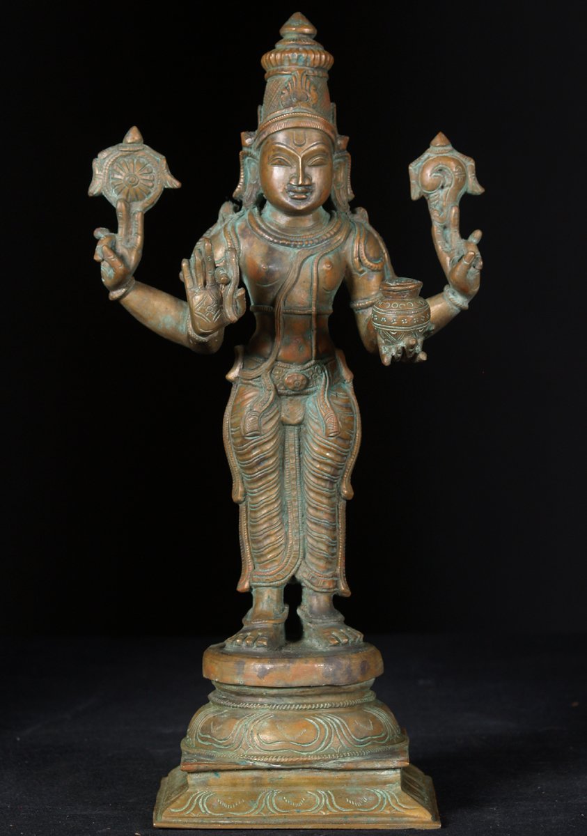 SOLD Dhanvantari Statue, the God of Ayurvedic Medicine 15.5 ...
