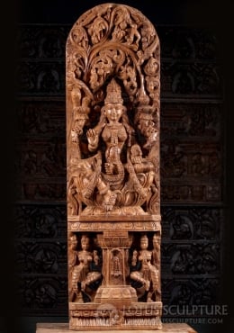 LAKSHMI Figurine Large 65 CM STATUE INDIAN HINDU DEITY GOD BUDDHA verones 