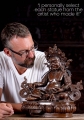 Copper Kubera Jambhala Chief of Demons of The Lower World Nepal Statue  16"