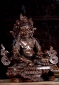 Copper Kubera Jambhala Chief of Demons of The Lower World Nepal Statue  16"