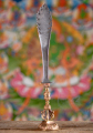 Manjushri's Flaming Sword of Wisdom with Dorje Hilt Used to Cut Through Ignorance 15"