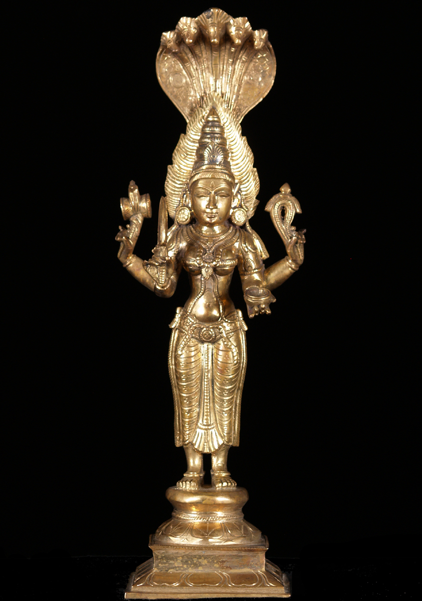 Bronze Shakti Mariamman Statue 15"