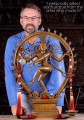 Nataraja Statue, Dancing Shiva as the Lord of Dance, with Oval Flaming Arch Cast in Bronze 30"