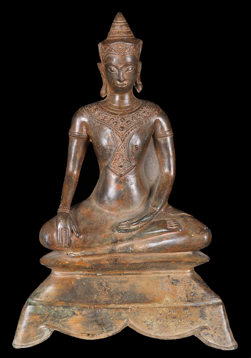 Thai Ayutthaya Style Buddha Statue 13"