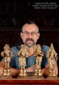 Nalvars Panchaloha Bronze Statue Set - The Four Shiva Saints Golden Finish 12.5"