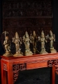 Ten Dasavatar Statues Avatars of Lord Vishnu Panchaloha Bronze Hindu Sculptures 19"