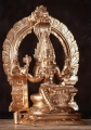 Shakti Goddess Statue - The Divine Source of Energy Polished South Indian Bronze 13"