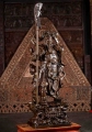 Guan Yu Statue Chinese Warrior of Loyalty & Valor Hand Carved in Ebony Wood in Vietnam 61"