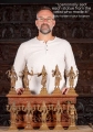 Dasavatar Statues - Complete Set of Ten Avatars of Lord Vishnu Cast in South Indian Bronze 10.5"