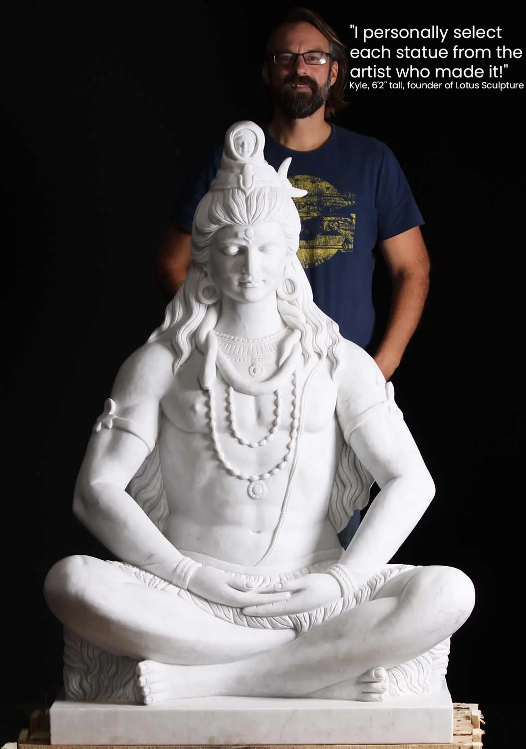 Meditating Shiva Statue Meditating Shiva Statue