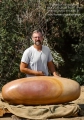 Shiva Lingam Large Narmada River Natural Sacred Stone with Eye of Shiva Marking 54"