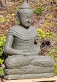 Buddha Garden Statue in Full Lotus Position and Dhyana Meditation Mudra 39"