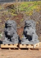 Foo Dog Guardian Lions Shishi Lion Stone Feng Shui Protectors Perfect For Home Entrance 32"
