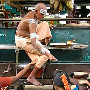 Indian man puja