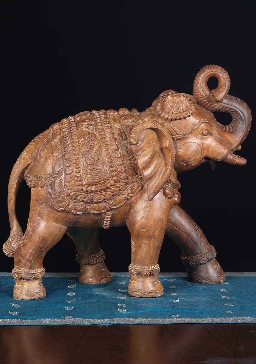 Hand Carved Elephant Figure Sculpture Home Decor Figurines Vintage New Style! 