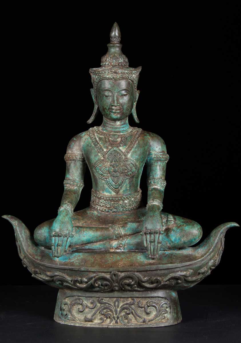 SOLD Buddha Two Hand Earth Touching Mudra 22 55t36 SOLD Buddha Two Hand Earth Touching Mudra 22 55t36