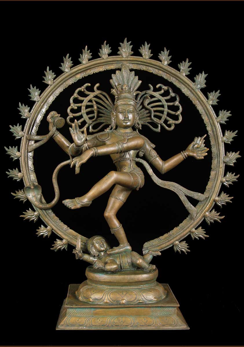 Bronze Dancing Siva as Nataraja 24"