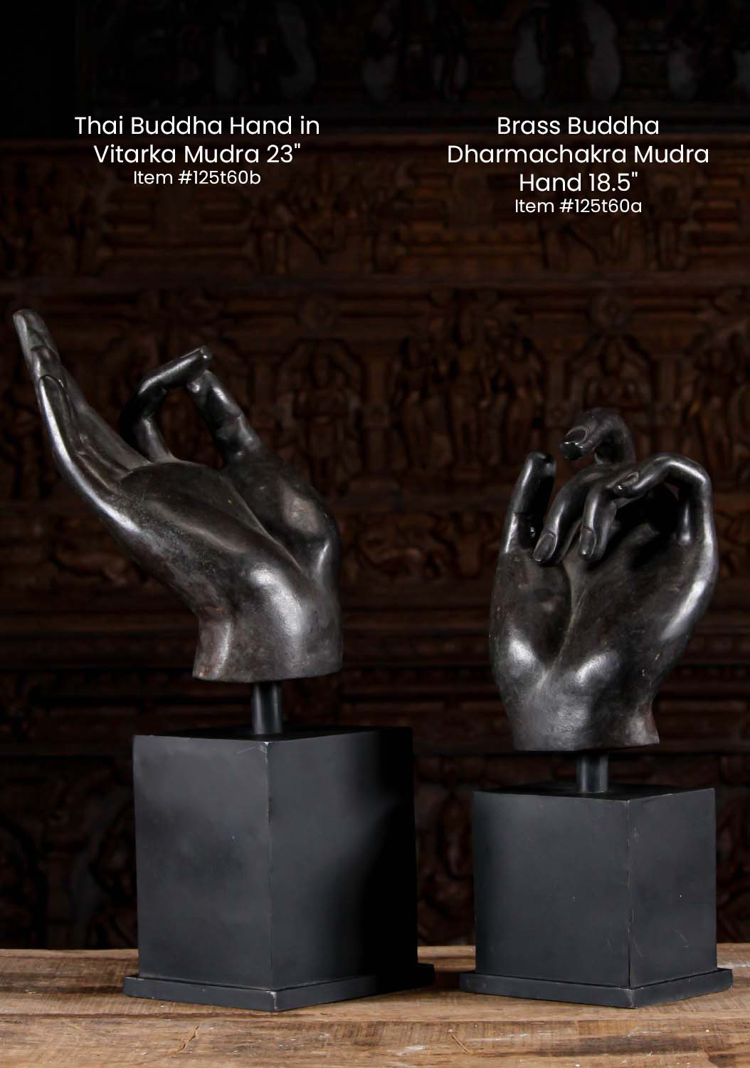 Thai Buddha Hand in Vitarka Mudra 23"