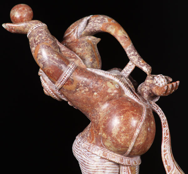 Dancing Ganesh with the World in His Palm 13"