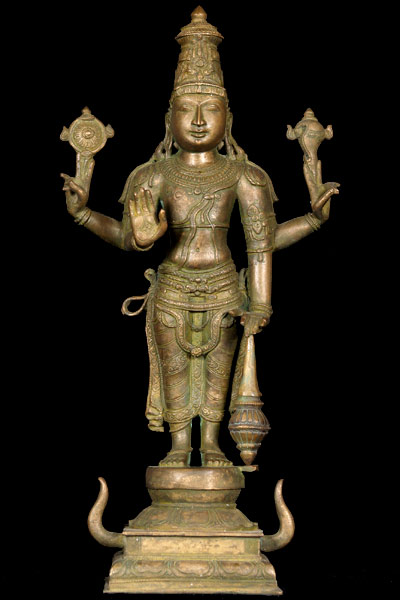 Statue of Lord Vishnu the Preserver 15.5"