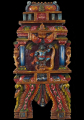 Kalinga Blue Krishna Kavadi Panel 24"