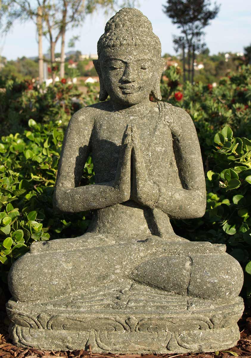 Garden Buddha Statue 21"